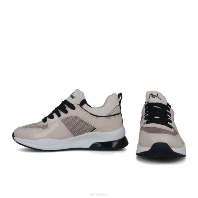 Menbur kvinnor vit sylvana sneakers 608J680