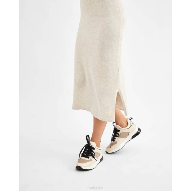 Menbur kvinnor vit sylvana sneakers 608J680